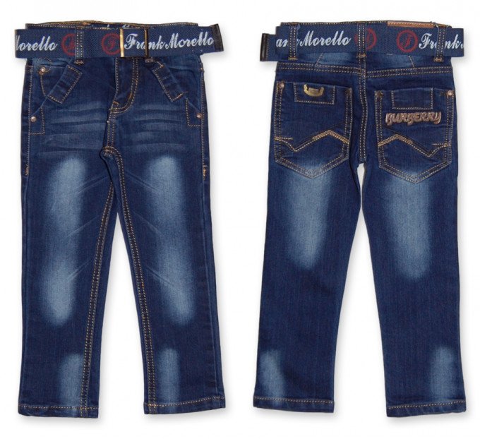 Фото - осенние джинсы с поясом цена 476 грн. за штуку - Леопольд