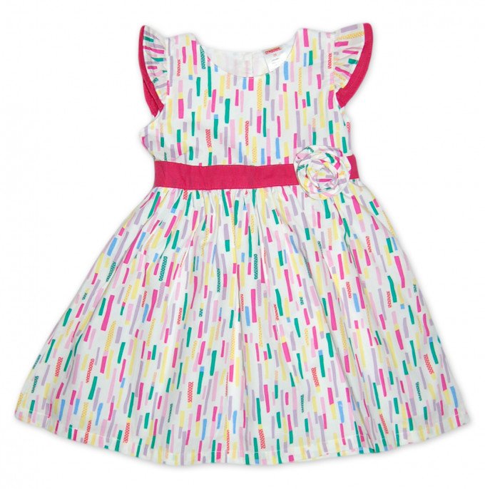 Фото - Цветной дождик интересное платье для девочки цена 375 грн. за штуку - Леопольд