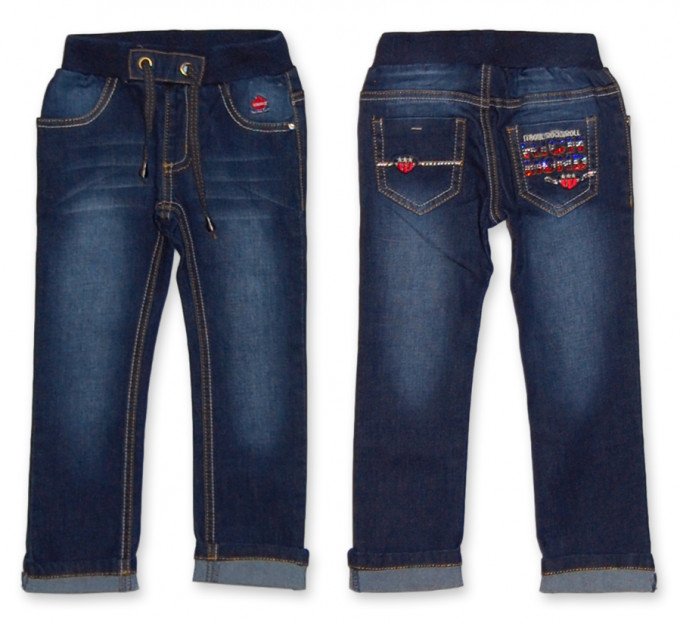 Фото - чудные джинсы для девочки цена 447 грн. за штуку - Леопольд