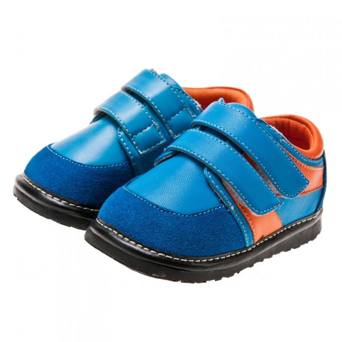 Фото - яркие голубые ботиночки цена 445 грн. за пару - Леопольд