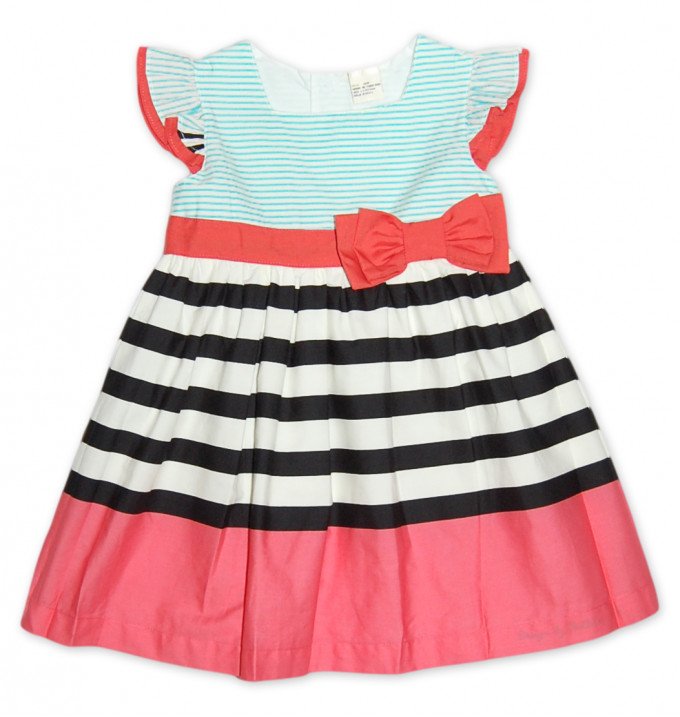 Фото - яркое полосатое платье для малышки цена 375 грн. за комплект - Леопольд