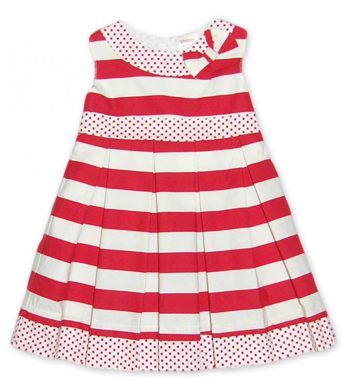 Фото - платье в ярких полосках для малышки цена 375 грн. за штуку - Леопольд