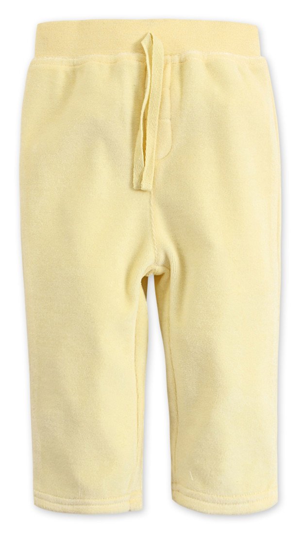 Фото - желтые велюровые штанишки на резинке цена 149 грн. за штуку - Леопольд