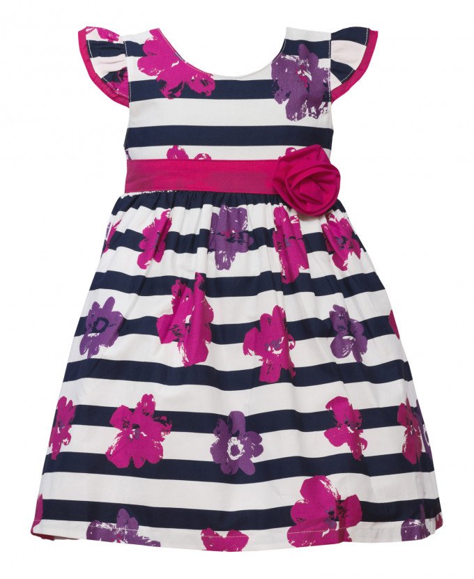 Фото - оригинальное платье Яркие цветы для девочки цена 375 грн. за штуку - Леопольд