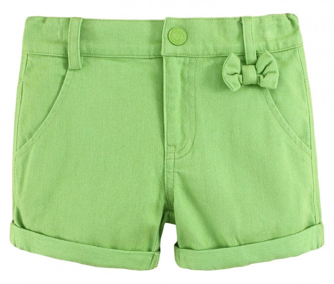 Фото - красивые зеленые шорты для девочки цена 259 грн. за штуку - Леопольд