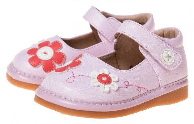 Фото - светло-розовые туфельки с цветочками для девочки цена 445 грн. за пару - Леопольд