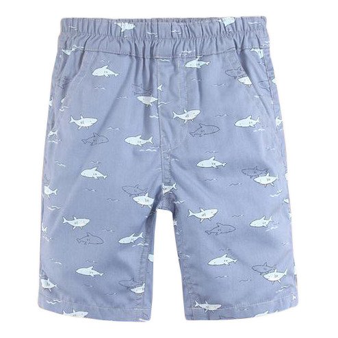 Фото - серые мальчиковые хлопковые шорты для лета цена 225 грн. за штуку - Леопольд