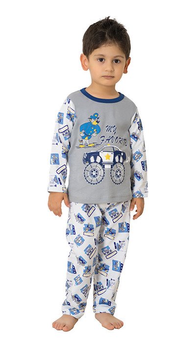 Фото - детская пижама Мишка-полицейский цена 295 грн. за комплект - Леопольд
