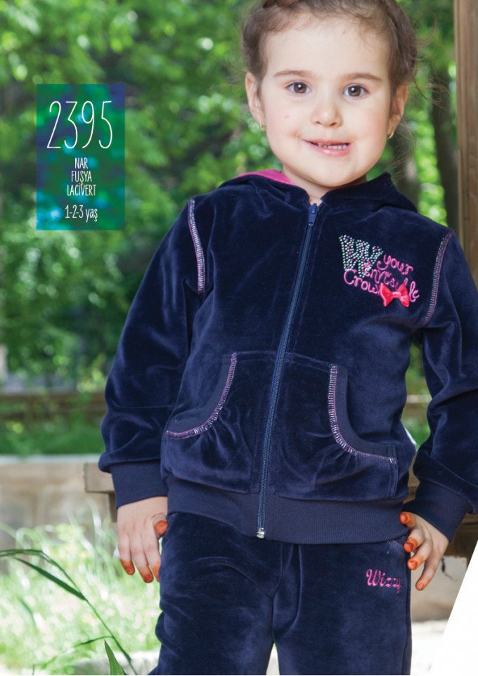 Фото - темно-синий модный комплект для девочки цена 470 грн. за комплект - Леопольд