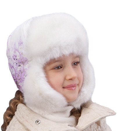 Фото - теплая зимняя шапочка для девочки цена 485 грн. за штуку - Леопольд