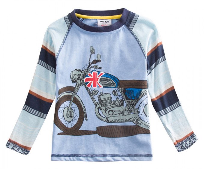 Фото - отличный реглан с мотоциклом для мальчика цена 175 грн. за штуку - Леопольд
