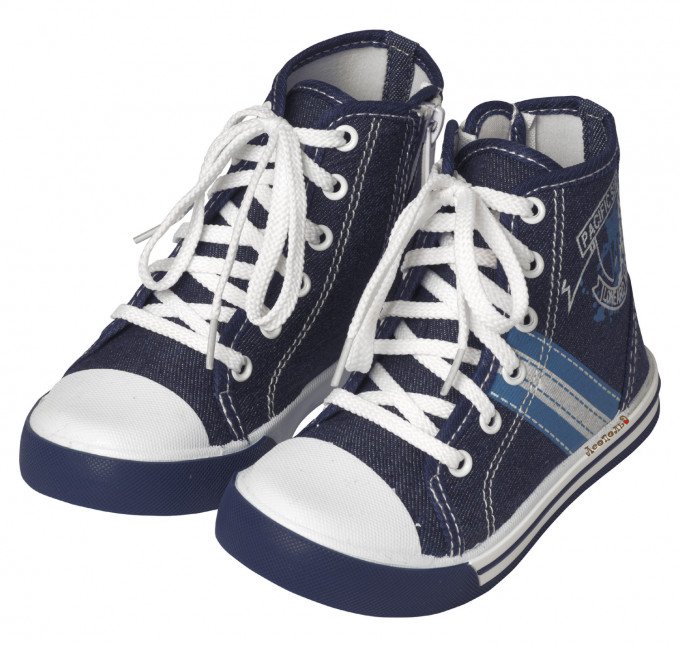 Фото - отличные темно-синие кеды на шнуровке для мальчика цена 270 грн. за пару - Леопольд