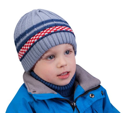 Фото - красивая шапочка для мальчика 100% шерсть цена 170 грн. за штуку - Леопольд