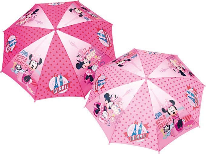 Фото - красивые зонтики-трость Minnie в двух цветах для модницы цена 225 грн. за штуку - Леопольд