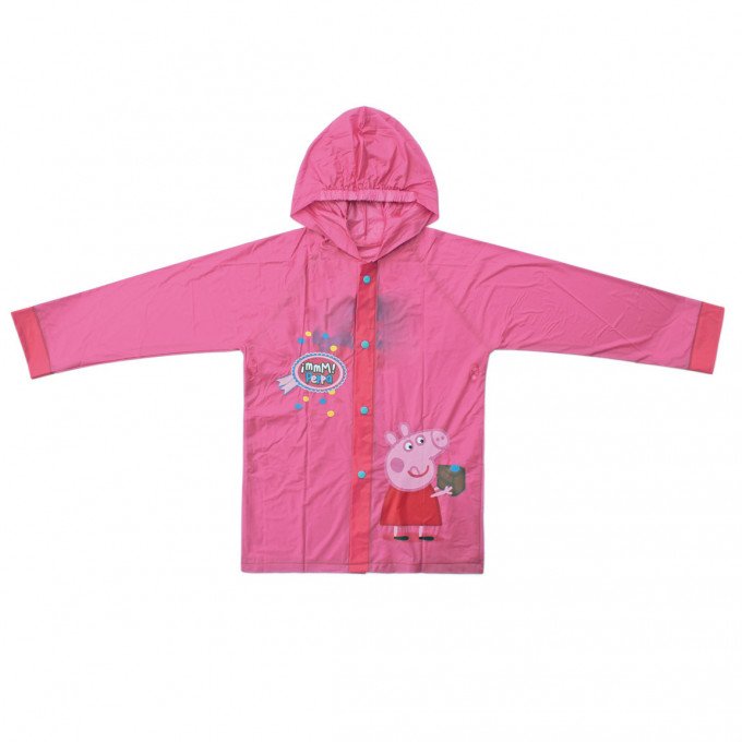 Фото - розовый дождевик Пеппа для девочки цена 265 грн. за штуку - Леопольд