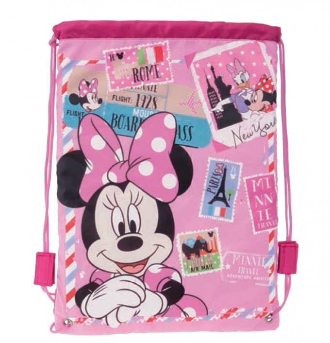 Фото - красивая сумка-рюкзак для вещей с Минни для девочки цена 180 грн. за штуку - Леопольд