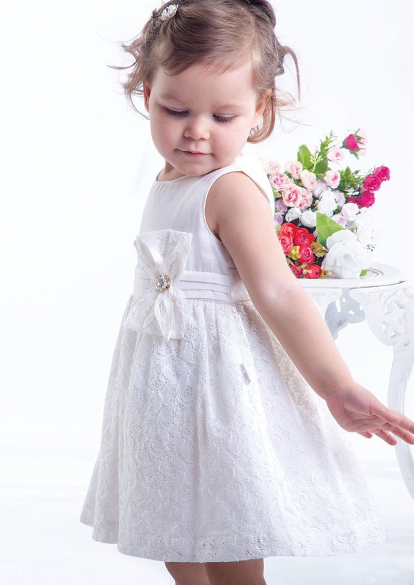 Фото - прелесное платье молочного цвета для праздника цена 475 грн. за штуку - Леопольд