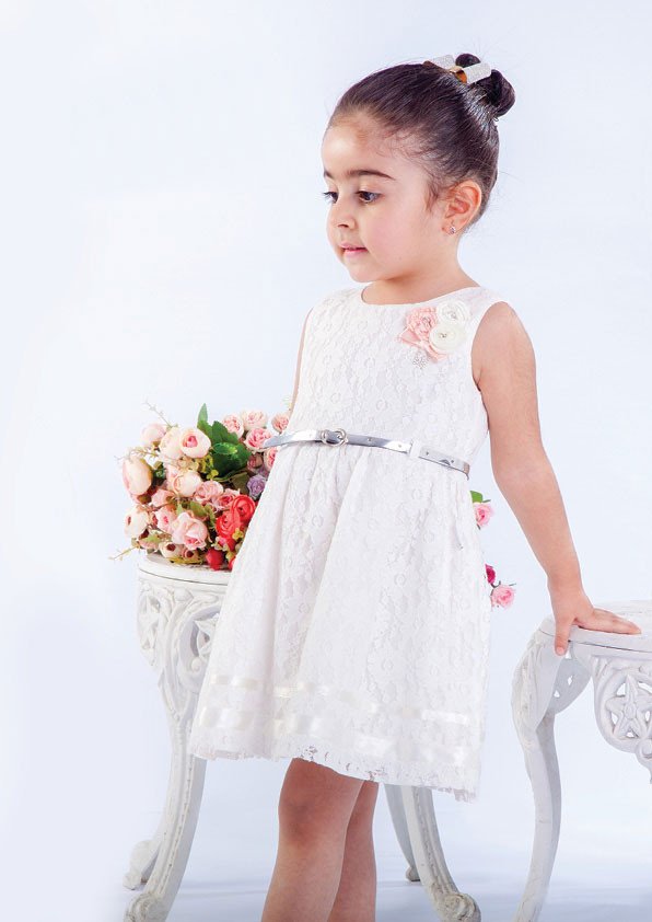 Фото - модное кружевное платье для девочки цена 470 грн. за штуку - Леопольд