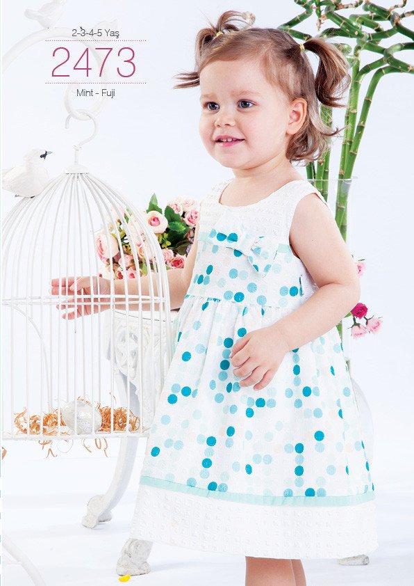 Фото - летнее платье Горошины для девочки цена 395 грн. за штуку - Леопольд