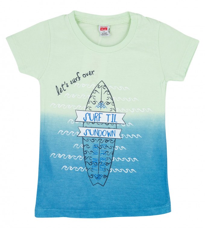 Фото - двухцветная футболочка для мальчика цена 155 грн. за штуку - Леопольд