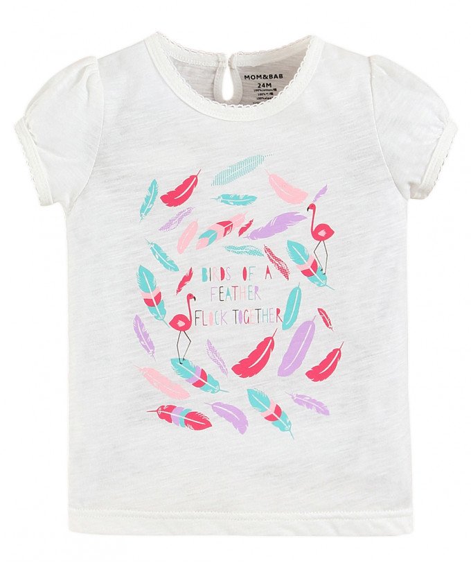 Фото - тонкая футболочка Фламинго для модницы цена 175 грн. за штуку - Леопольд