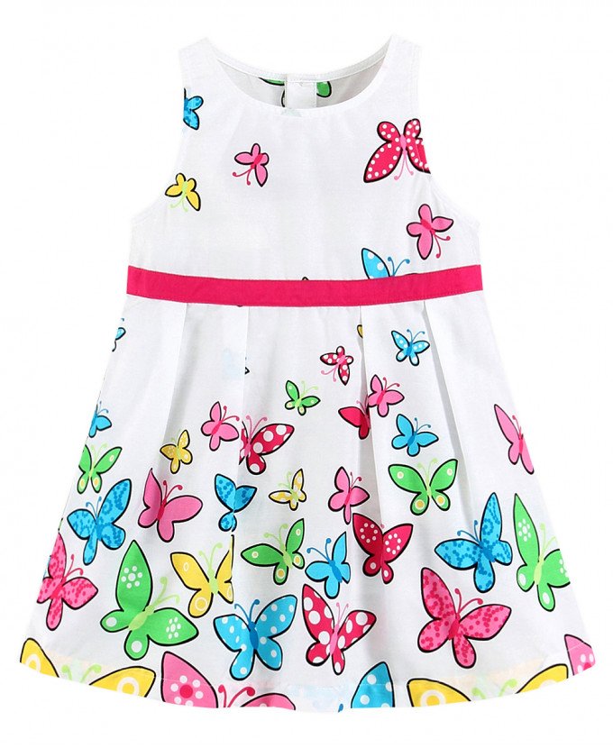 Фото - красочное хлопковое платье для принцессы цена 325 грн. за штуку - Леопольд