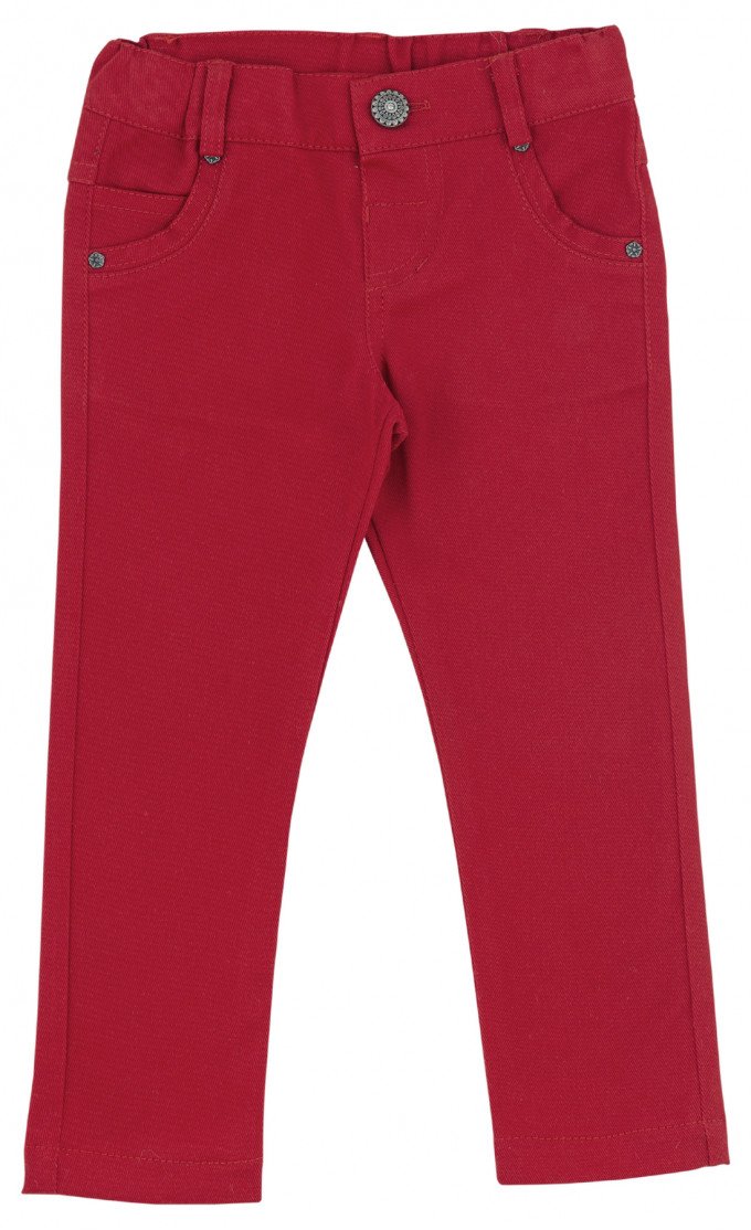 Фото - модные красные джинсы для девочки цена 319 грн. за штуку - Леопольд