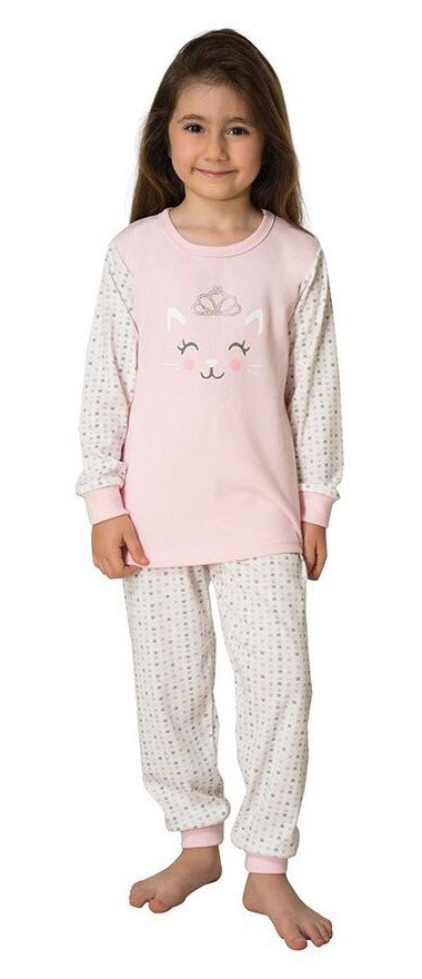 Фото - пижама для девочки Кошечка цена 285 грн. за комплект - Леопольд