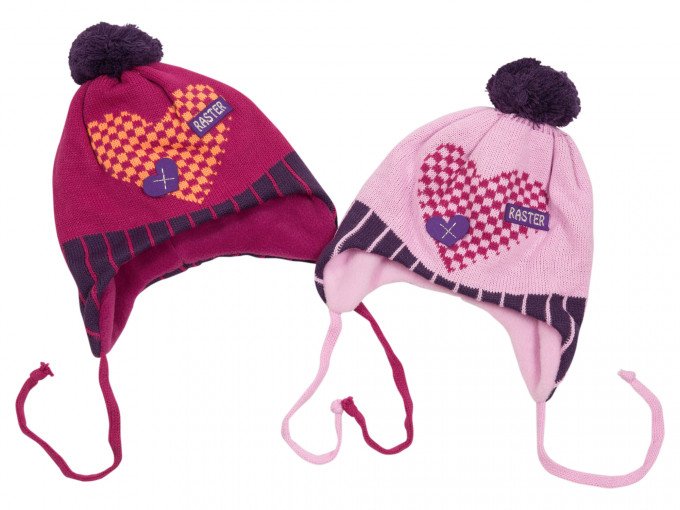 Фото - разноцветные зимние шапочки для девочки цена 155 грн. за штуку - Леопольд