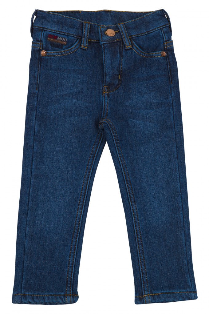 Фото - теплые джинсы темно-синего цвета унисекс цена 410 грн. за штуку - Леопольд