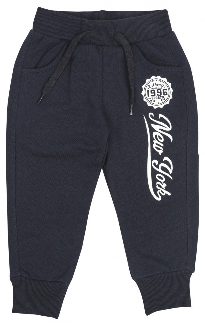 Фото - спортивные штаны темно-синего цвета для мальчика цена 215 грн. за штуку - Леопольд