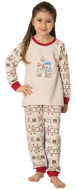 Фото - великолепная теплая пижамка унисекс Мишки цена 335 грн. за комплект - Леопольд