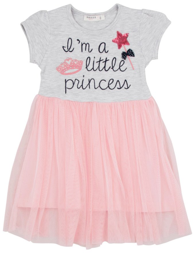Фото - хорошенькое платье серо-розового цвета для маленькой принцессы цена 250 грн. за штуку - Леопольд