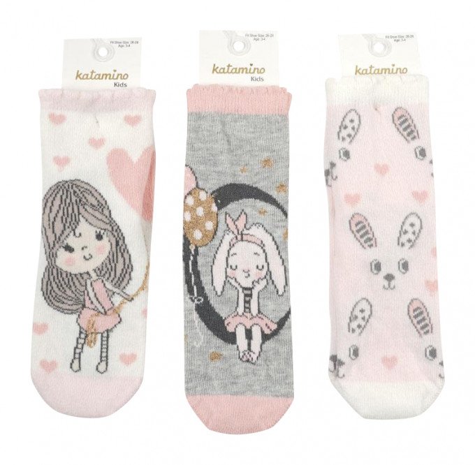 Фото - красивые носочки Katamino для девочки цена 39 грн. за пару - Леопольд