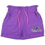 Картинка, фиолетовые хлопковые шорты для девочки