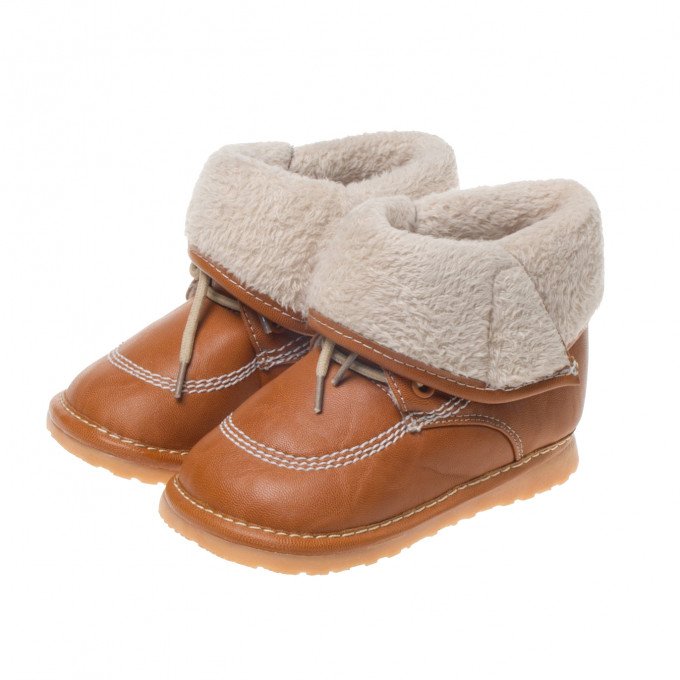 Фото - детские кремовые сапожки на флисе цена 270 грн. за пару - Леопольд