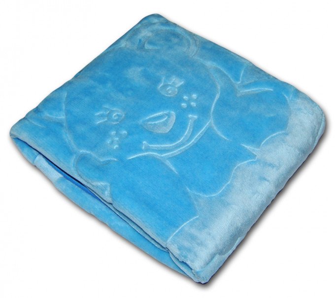 Фото - голубенький плед для ребенка цена 225 грн. за штуку - Леопольд