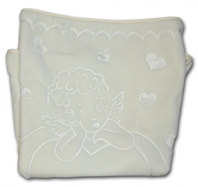 Фото - плед для малыша (белый) цена 225 грн. за штуку - Леопольд