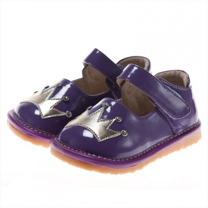 Фото - фіолетові туфельки Принцеса ціна 395 грн. за пару - Леопольд