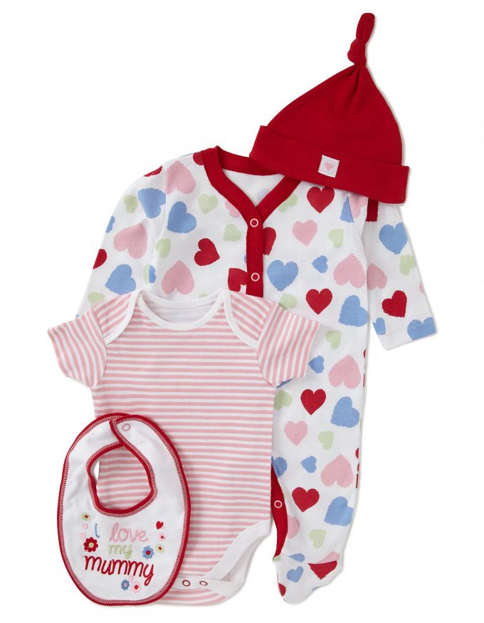 Фото - красивый комплект для новорожденного Люблю маму цена 219 грн. за комплект - Леопольд