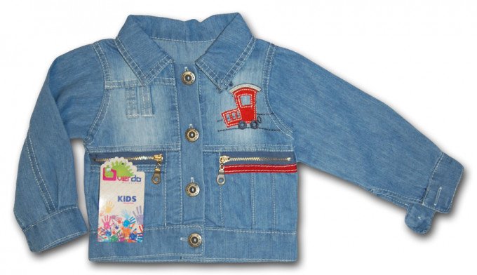 Фото - джинсовая куртка для мальчика цена 316 грн. за штуку - Леопольд