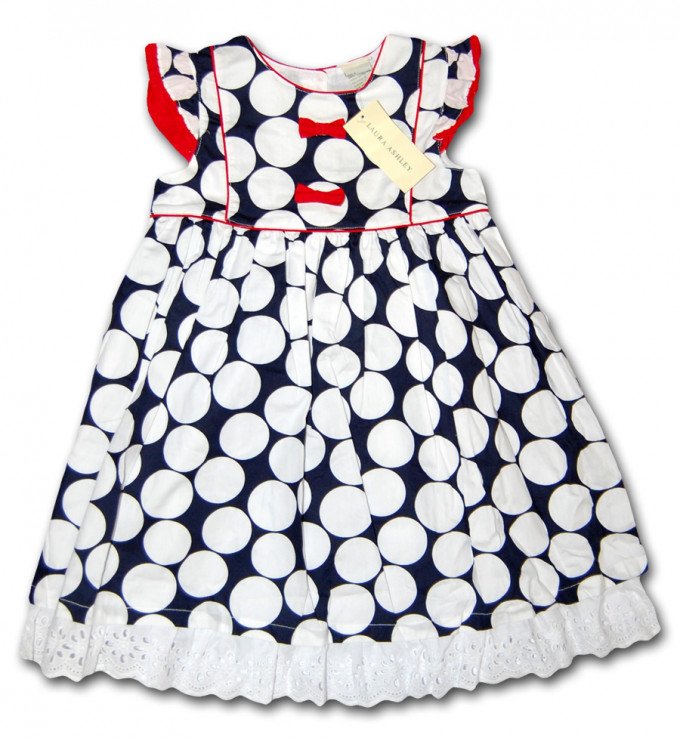Фото - дитяча сукня в горошок Laura Ashley ціна 455 грн. за штуку - Леопольд