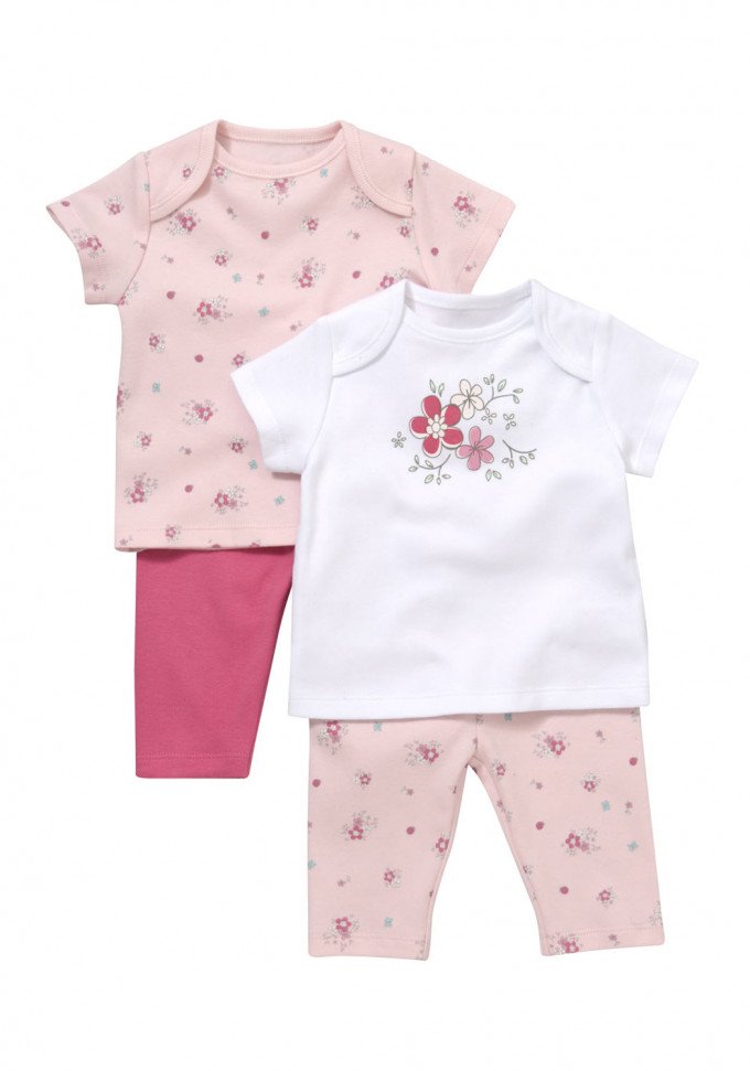 Фото - детские пижамки для девочек (2 шт) цена 355 грн. за комплект - Леопольд