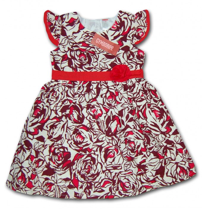 Фото - кремово-красное платье Gymboree цена 375 грн. за штуку - Леопольд