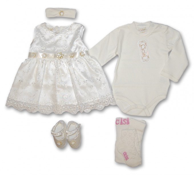 Фото - кремовый комплект с золотом цена 215 грн. за комплект - Леопольд