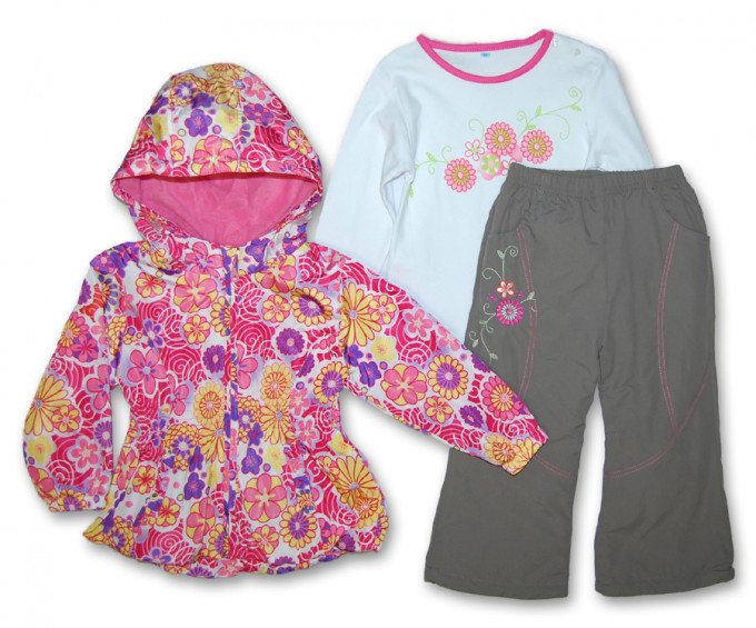 Фото - демисезонный костюм для девочек цена 325 грн. за комплект - Леопольд