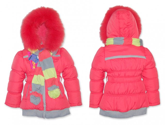Фото - детское зимнее пальто с шарфиком цена 820 грн. за штуку - Леопольд