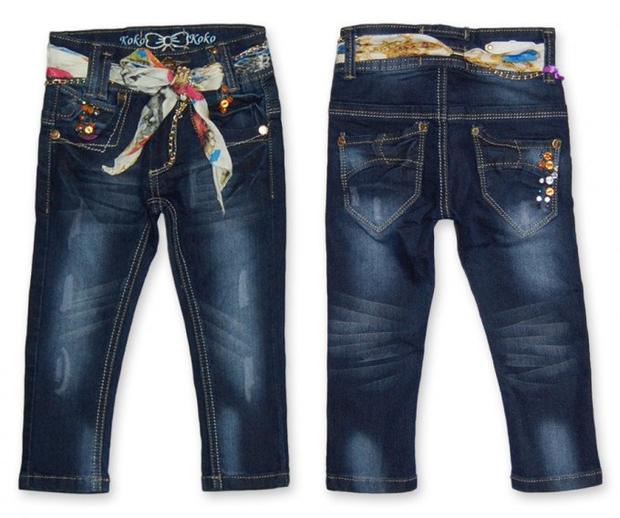 Фото - джинсы для девочек цена 210 грн. за штуку - Леопольд