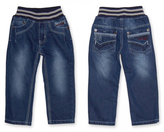 Фото - джинсы для мальчика на резинке цена 206 грн. за штуку - Леопольд