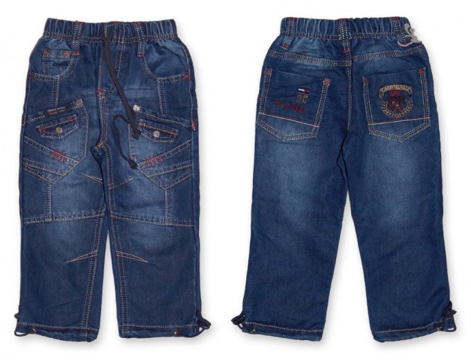 Фото - детские джинсы на резинке цена 231 грн. за штуку - Леопольд